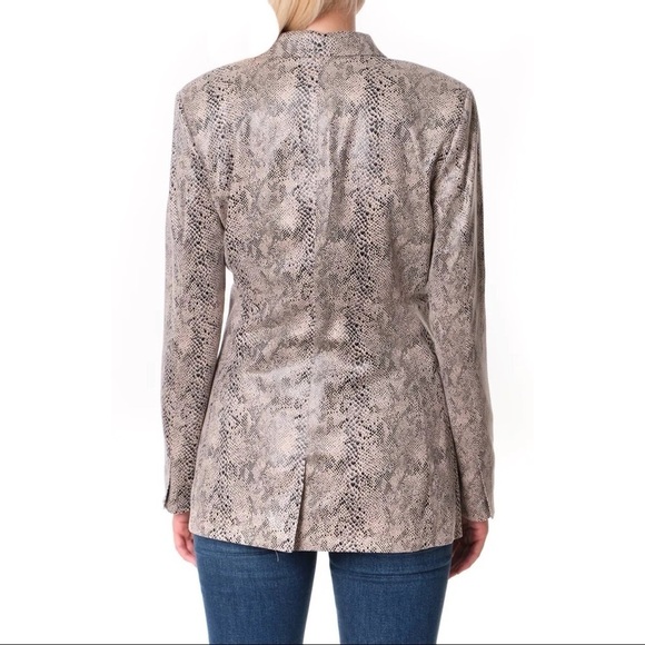 [Blank NYC] Snakeskin Animal Printed Blazer Jacket - Picture 2 of 6